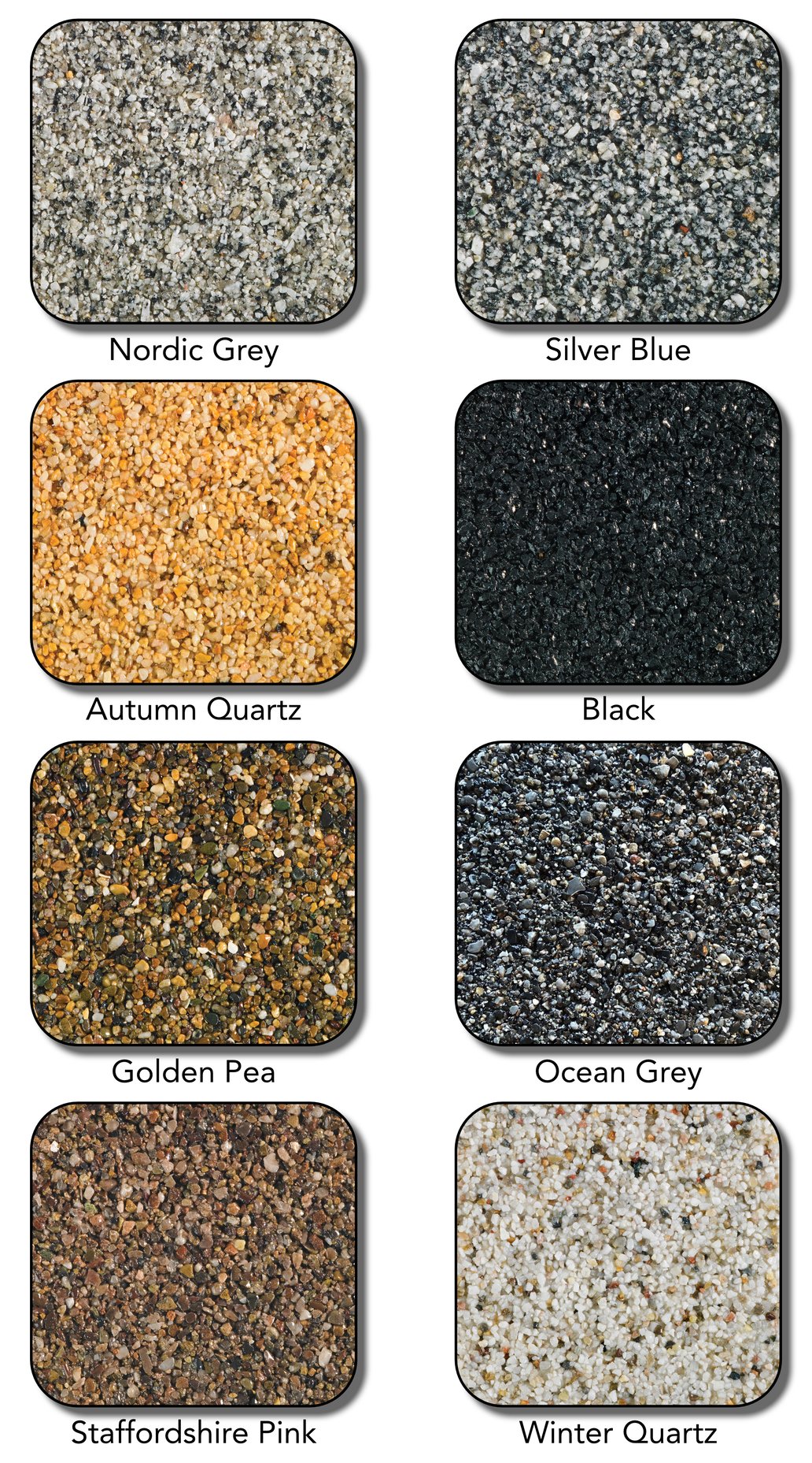 Resincoat Aggregate Options